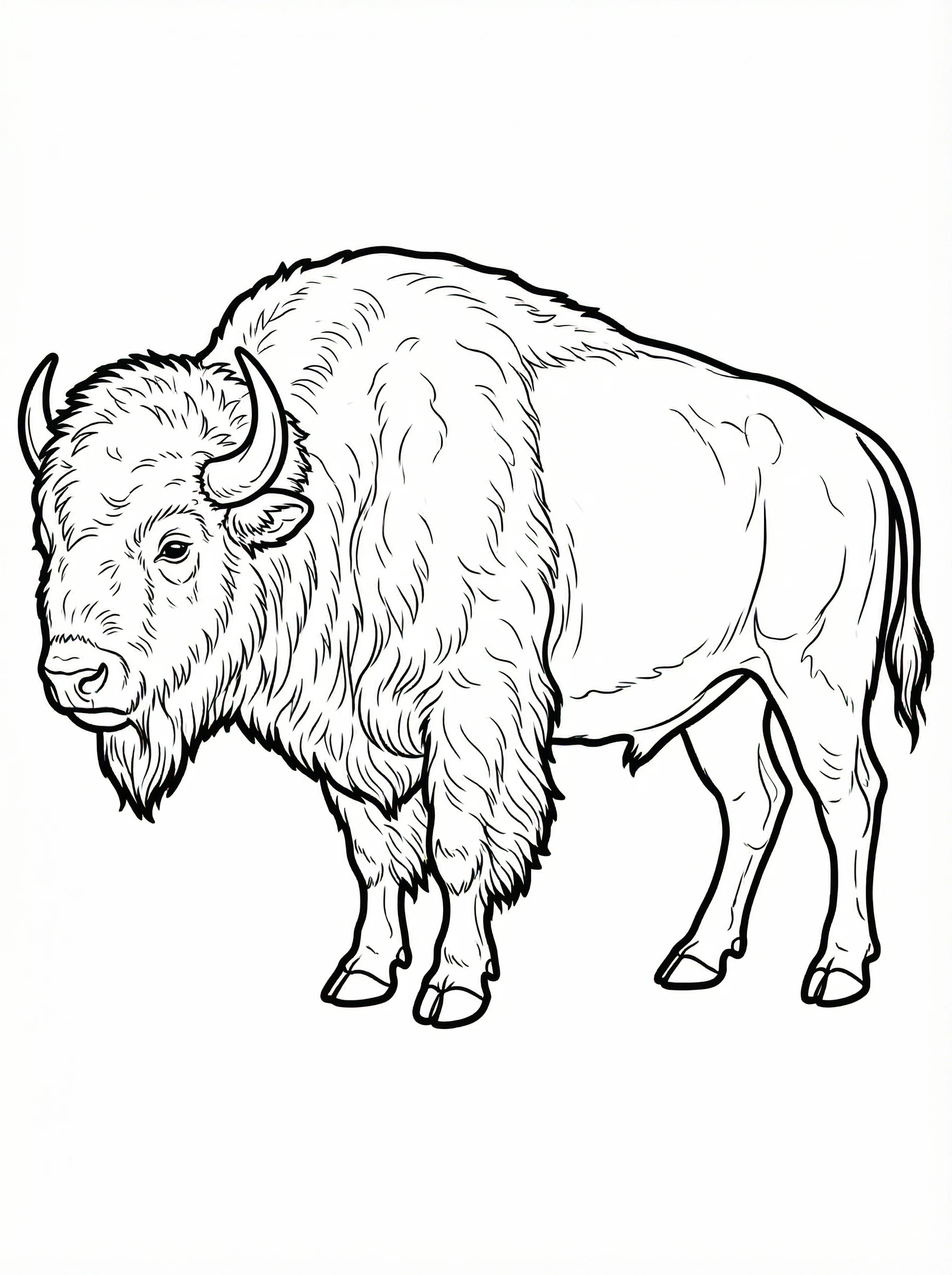 American Bison Coloring Page