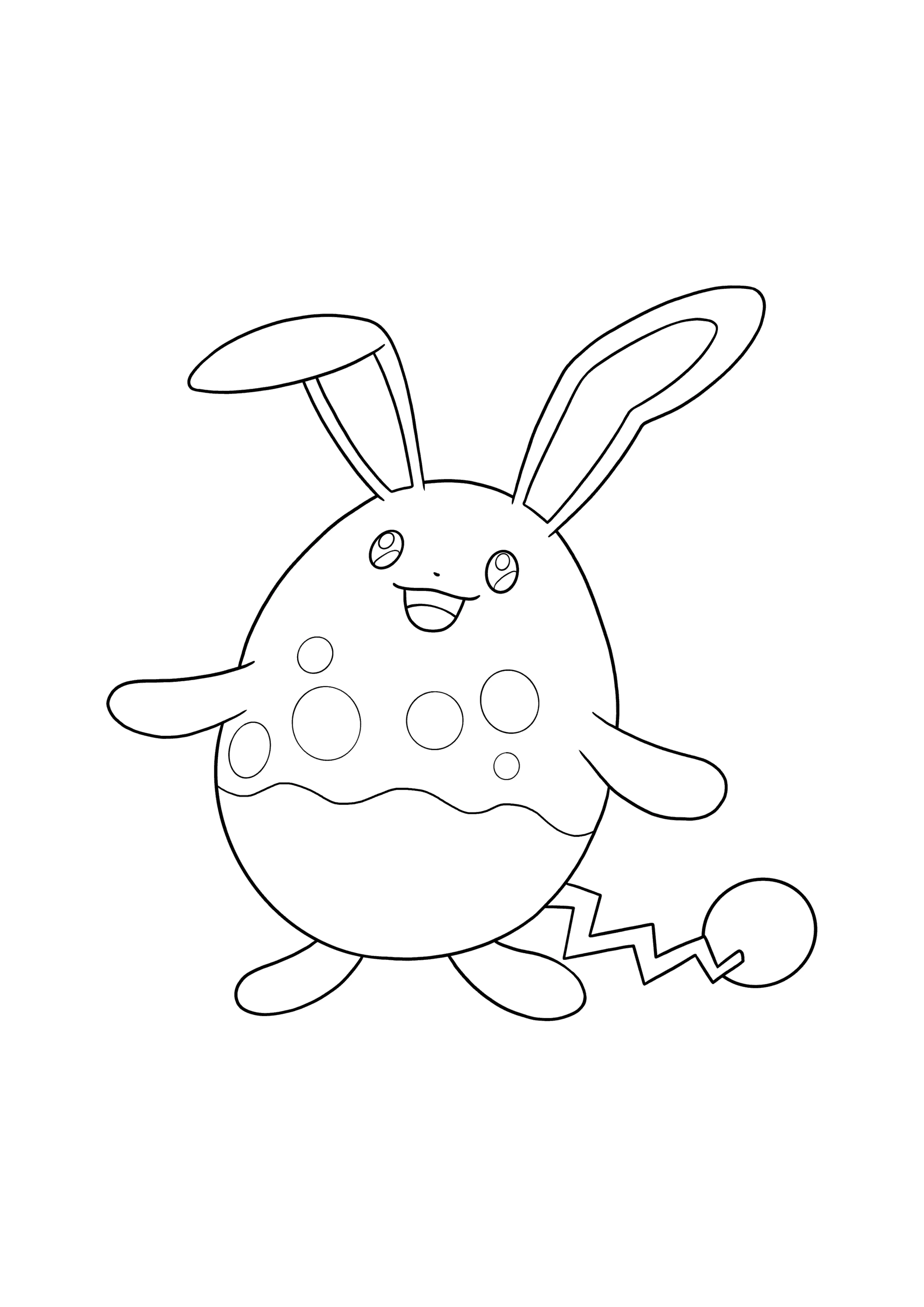 Azumarill Coloring Page
