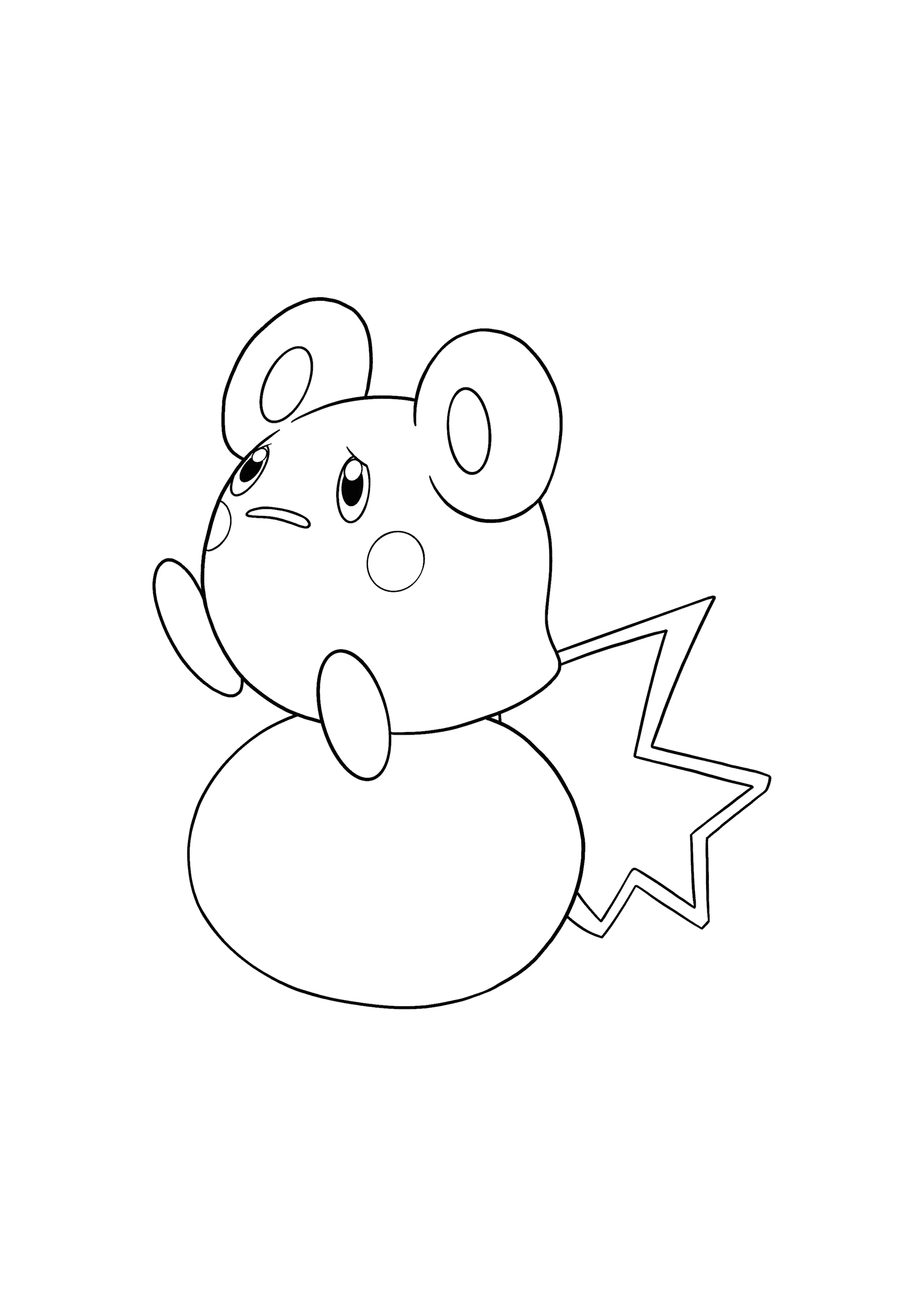 Azurill Coloring Page