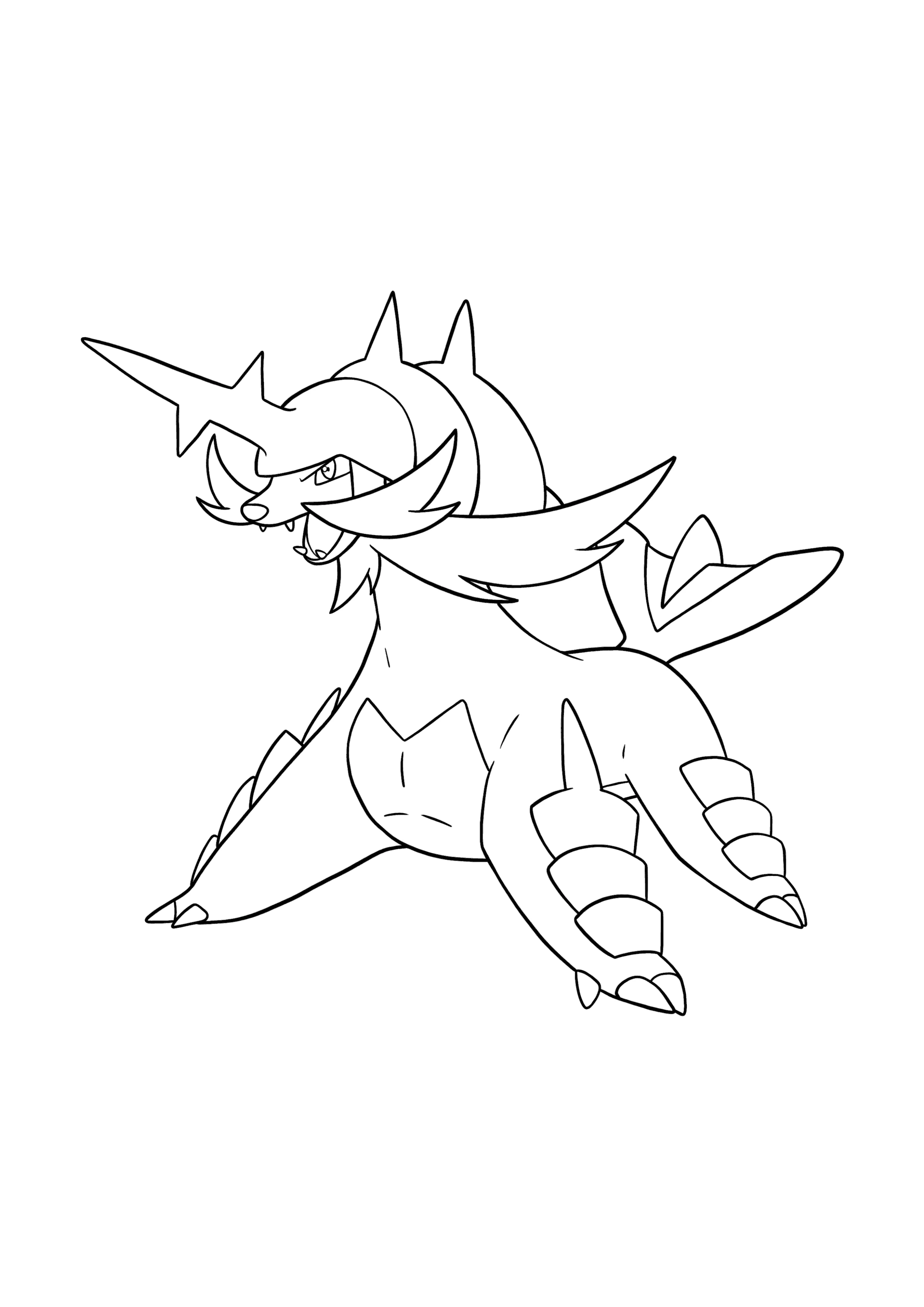 Samurott Coloring Page